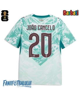 Portugalia Joao Cancelo #20 Tricou Fotbal Replică Mondial 2026 Barbati Deplasare
